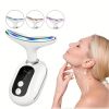 Neck Beauty Instrument, Triple Colour Light Face & Neck Massage