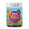 OLLY Kids Multivitamin + Probiotic Gummy, Vitamin A, C, D, E, B, Zinc, Berry, 100 Count