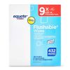 Equate Fresh Scent Flushable Wipes, 9 Resealable Packs of 48 Wipes (432 Total Wipes)