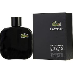 LACOSTE EAU DE LACOSTE L.12.12 NOIR by Lacoste INTENSE EDT SPRAY 3.3 OZ