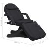 Massage Table Black 70.9"x24.4"x(34.1"-46.5")