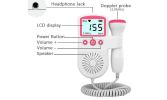 Baby Heartbeat Monitor Pregnancy Doppler Fetal Monitor for Pregnancy Heartbeat