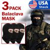 3 Pack Tactical Balaclava Thin Full Face Mask Lightweight Motorcycle Warmer Ski