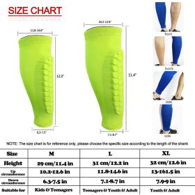 Honeycomb Shin Protection sleeve (Color: Green)