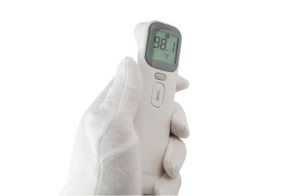 LCD Digital Infrared Thermometer Non-contact Forehead Ear Body Temperature Gauge (SKU: g76677ginfthm)