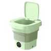 Portable Washing Machine Foldable Laundry Machine with Detachable Drain Basket 3 Modes Electric Clothes Washer for Underwear Socks Towels Baby Clothes