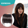 3D Clip-In Bangs Hair Extensions Real Beauty Clip in Bangs 100% French Human Hair Bangs Extensions on Fringe Bangs Natural Color